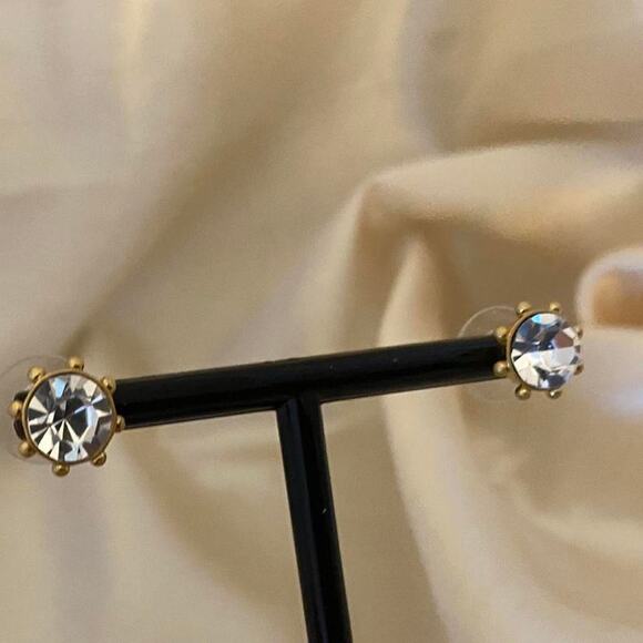 Kate Spade “Flying Colors” Crystal Bezel Earrings - Picture 6 of 6